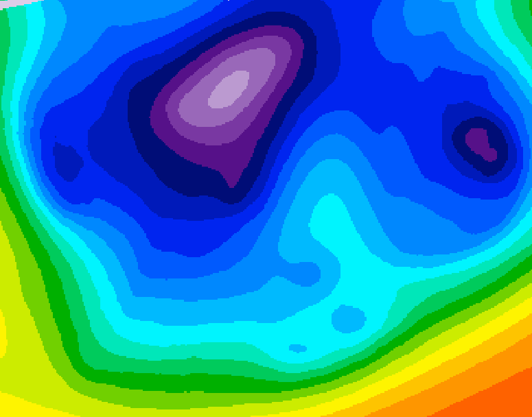 GDPS 500 millibar geopotential height 174 hour forecast chart for Canada based on 2026/02/13 1200Z data