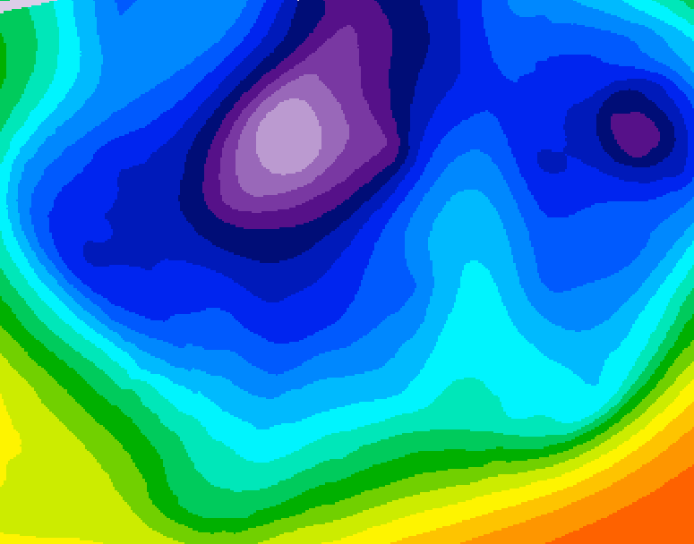 GDPS 500 millibar geopotential height 192 hour forecast chart for Canada based on 2026/02/13 1200Z data