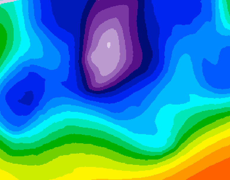 GDPS 500 millibar geopotential height 228 hour forecast chart for Canada based on 2026/02/13 1200Z data