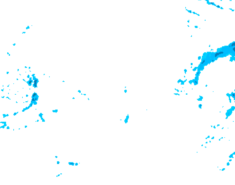 GDPS precipitation 006 hour forecast chart for Canada based on 2026/02/13 0000Z data