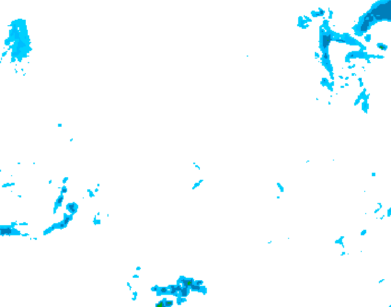 GDPS precipitation 030 hour forecast chart for Canada based on 2026/02/13 0000Z data