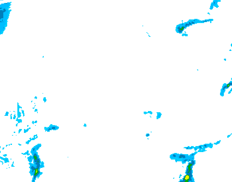 GDPS precipitation 090 hour forecast chart for Canada based on 2026/02/13 0000Z data