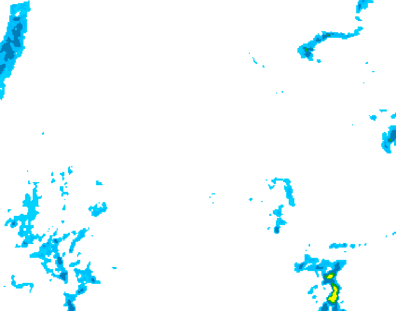 GDPS precipitation 096 hour forecast chart for Canada based on 2026/02/13 0000Z data