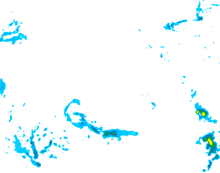 GDPS precipitation 120 hour forecast chart for Canada based on 2026/02/13 0000Z data