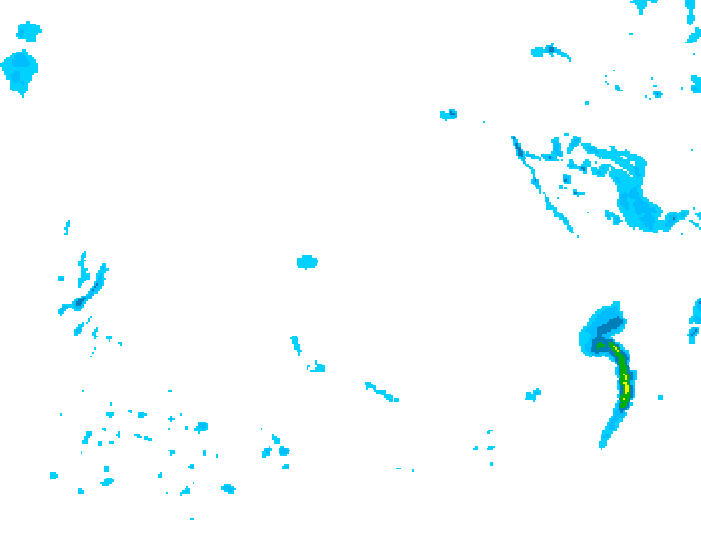 GDPS precipitation 150 hour forecast chart for Canada based on 2026/02/13 0000Z data