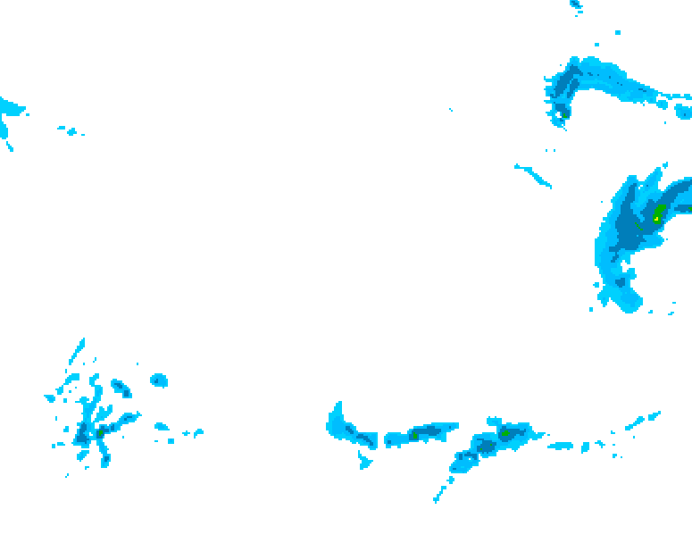 GDPS precipitation 174 hour forecast chart for Canada based on 2026/02/13 0000Z data