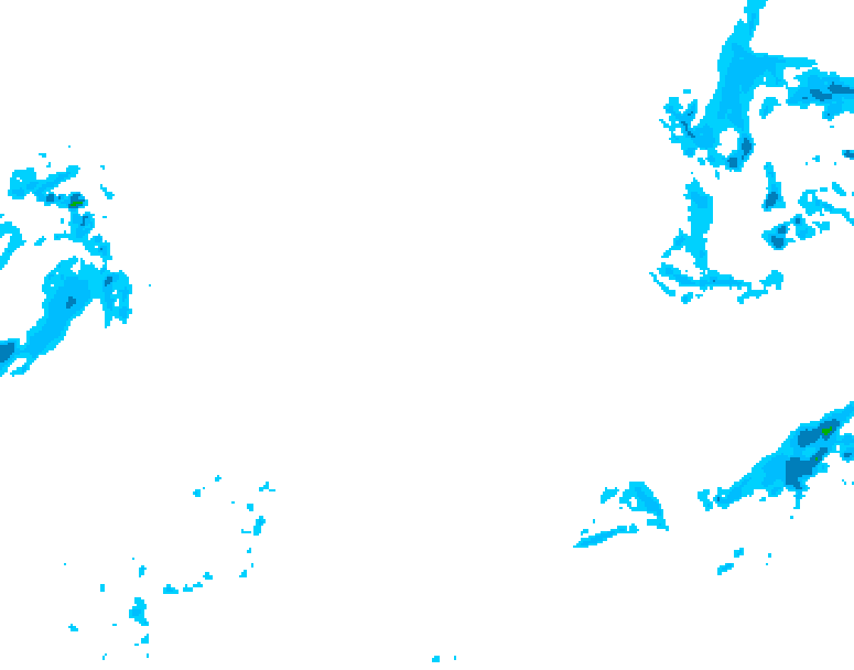 GDPS precipitation 198 hour forecast chart for Canada based on 2026/02/13 0000Z data