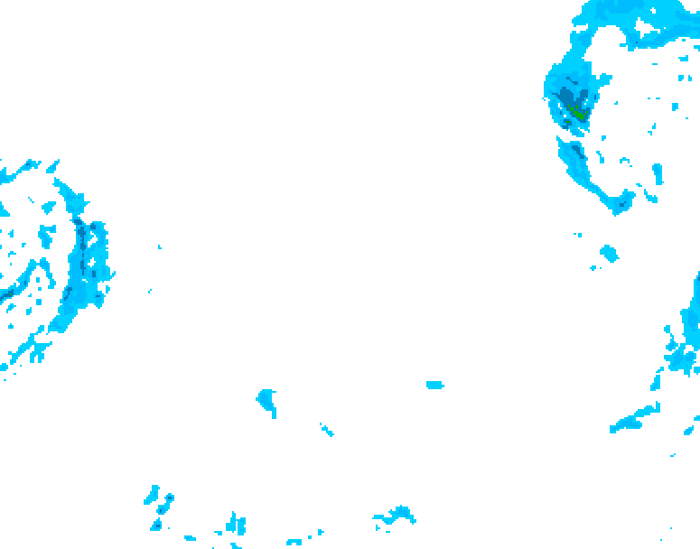 GDPS precipitation 210 hour forecast chart for Canada based on 2026/02/13 0000Z data