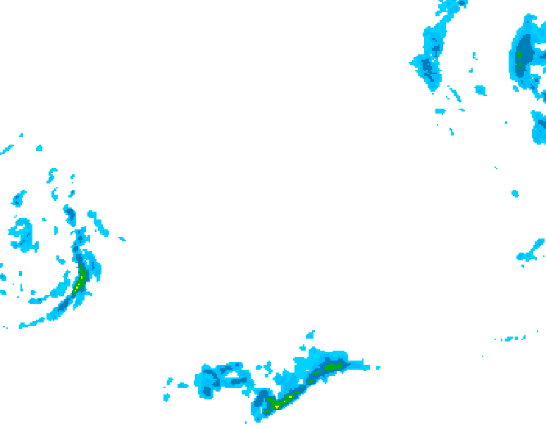 GDPS precipitation 228 hour forecast chart for Canada based on 2026/02/13 0000Z data