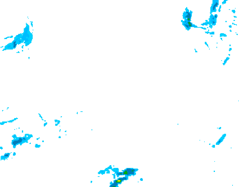 GDPS precipitation 030 hour forecast chart for Canada based on 2026/02/13 1200Z data