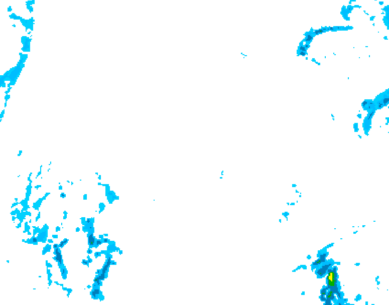GDPS precipitation 090 hour forecast chart for Canada based on 2026/02/13 1200Z data