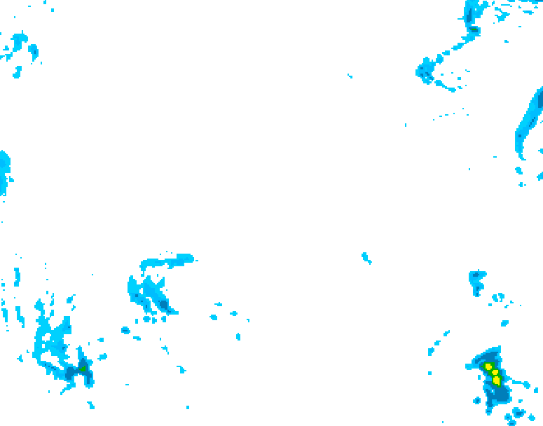 GDPS precipitation 102 hour forecast chart for Canada based on 2026/02/13 1200Z data