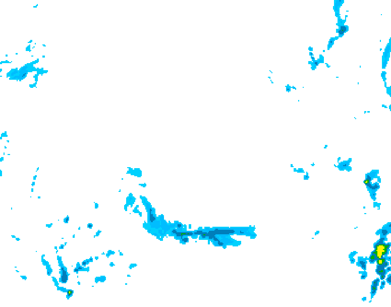 GDPS precipitation 114 hour forecast chart for Canada based on 2026/02/13 1200Z data