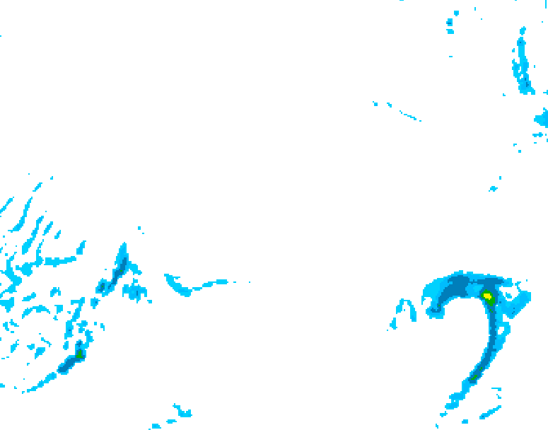GDPS precipitation 240 hour forecast chart for Canada based on 2026/02/13 1200Z data