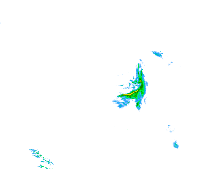 Weather radar data valid at 2026/02/13 14:36 UTC