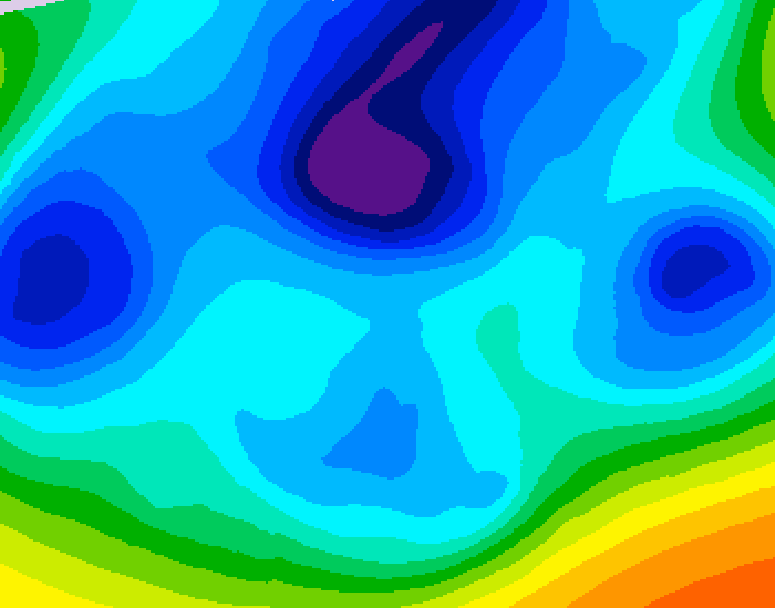 GDPS 500 millibar geopotential height 168 hour forecast chart for Canada based on 2026/02/14 1200Z data