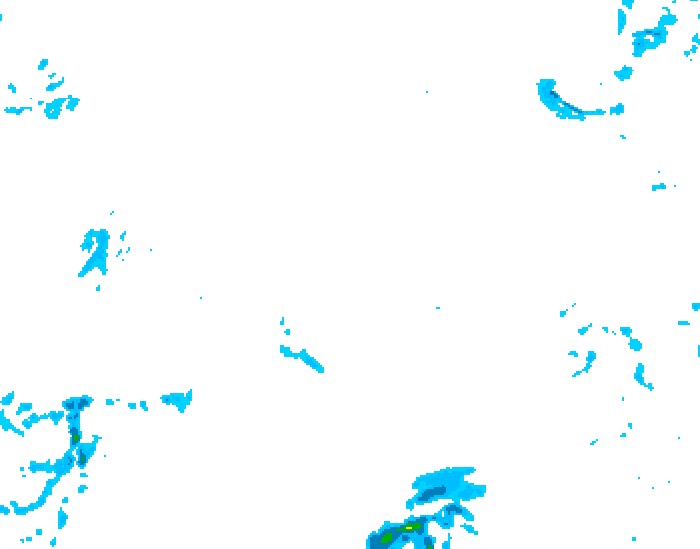 GDPS precipitation 036 hour forecast chart for Canada based on 2026/02/14 0000Z data