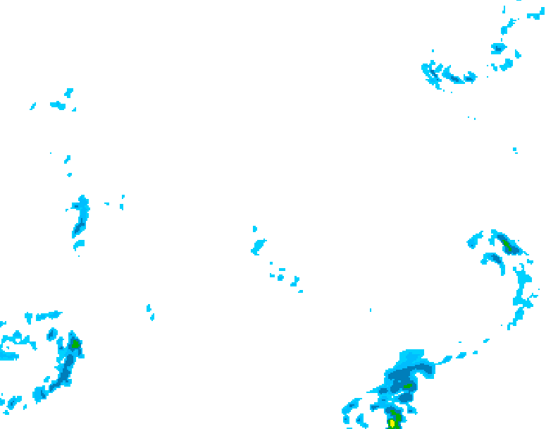 GDPS precipitation 048 hour forecast chart for Canada based on 2026/02/14 0000Z data