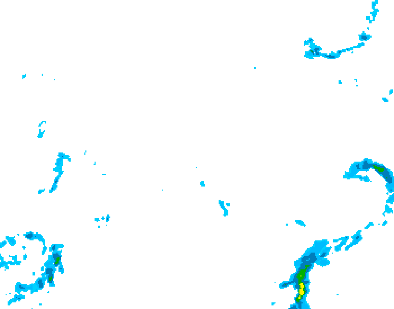 GDPS precipitation 054 hour forecast chart for Canada based on 2026/02/14 0000Z data