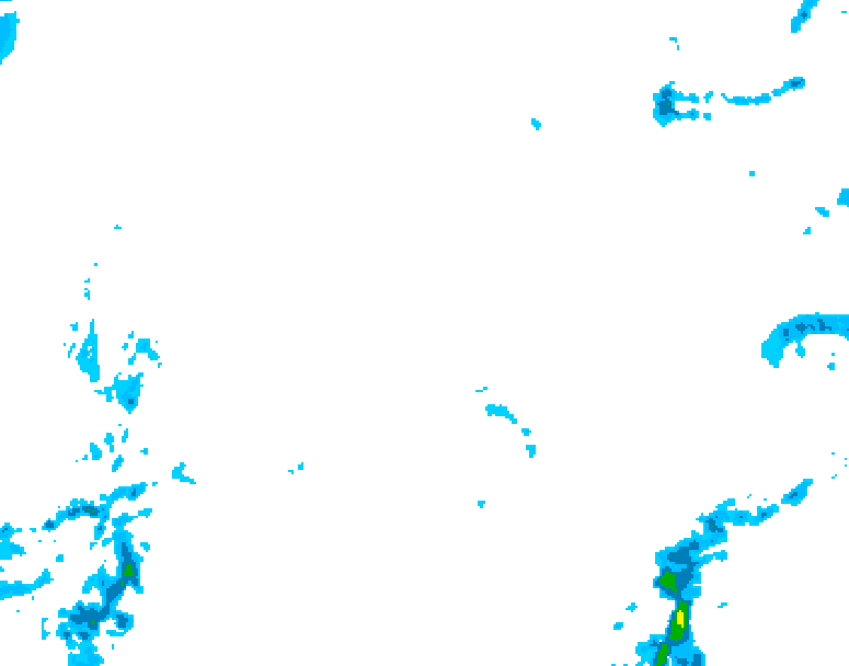 GDPS precipitation 060 hour forecast chart for Canada based on 2026/02/14 0000Z data