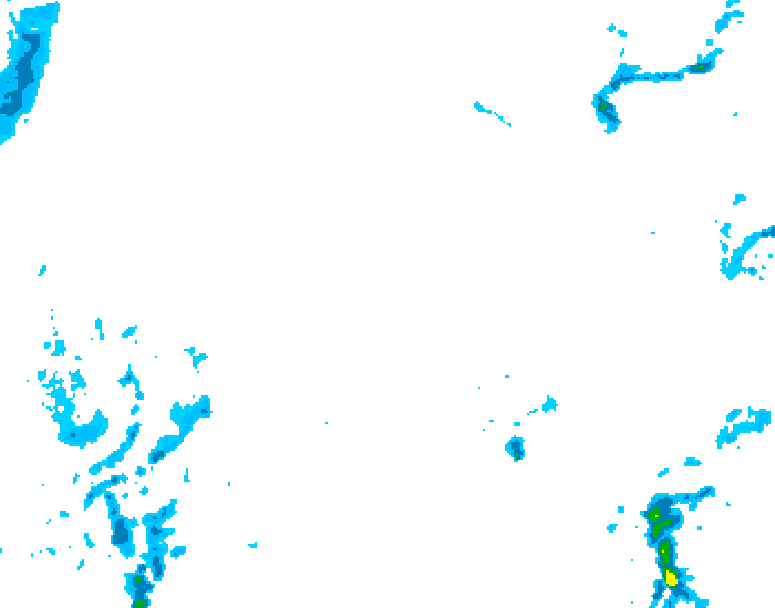 GDPS precipitation 072 hour forecast chart for Canada based on 2026/02/14 0000Z data