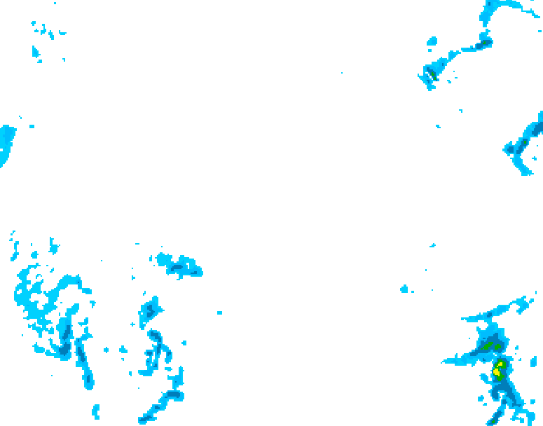 GDPS precipitation 084 hour forecast chart for Canada based on 2026/02/14 0000Z data