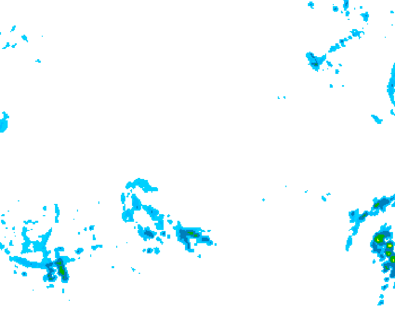 GDPS precipitation 096 hour forecast chart for Canada based on 2026/02/14 0000Z data