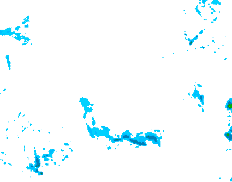 GDPS precipitation 108 hour forecast chart for Canada based on 2026/02/14 0000Z data