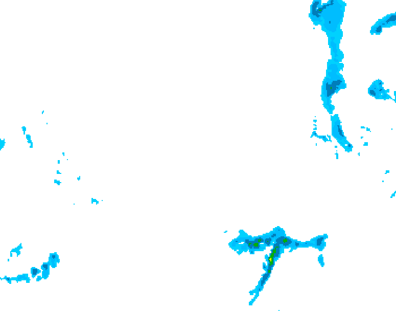 GDPS precipitation 174 hour forecast chart for Canada based on 2026/02/14 0000Z data
