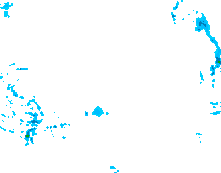 GDPS precipitation 234 hour forecast chart for Canada based on 2026/02/14 0000Z data