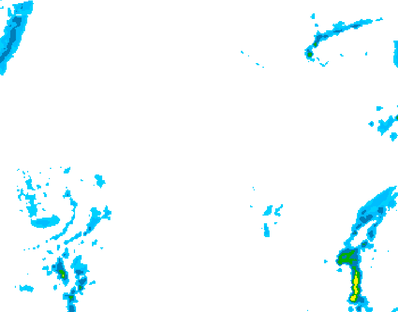 GDPS precipitation 060 hour forecast chart for Canada based on 2026/02/14 1200Z data