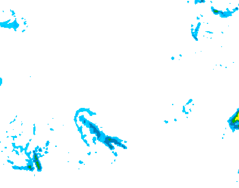 GDPS precipitation 084 hour forecast chart for Canada based on 2026/02/14 1200Z data