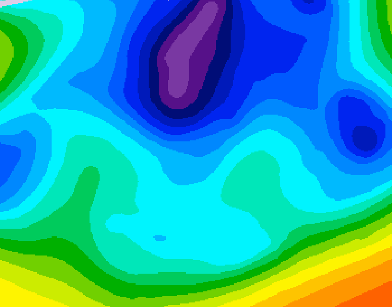 GDPS 500 millibar geopotential height 144 hour forecast chart for Canada based on 2026/02/15 1200Z data