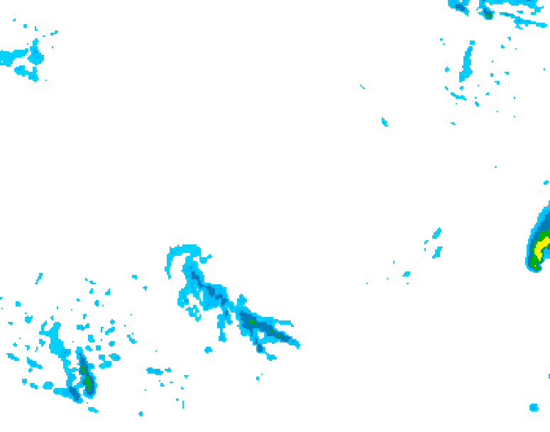 GDPS precipitation 072 hour forecast chart for Canada based on 2026/02/15 0000Z data