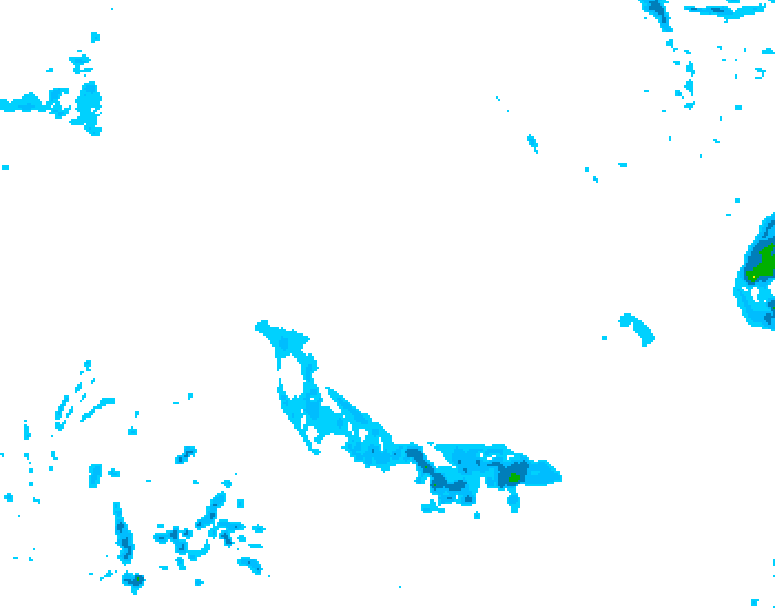 GDPS precipitation 084 hour forecast chart for Canada based on 2026/02/15 0000Z data