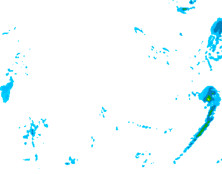 GDPS precipitation 108 hour forecast chart for Canada based on 2026/02/15 0000Z data