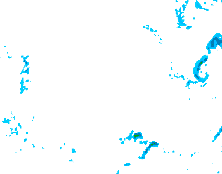 GDPS precipitation 132 hour forecast chart for Canada based on 2026/02/15 0000Z data