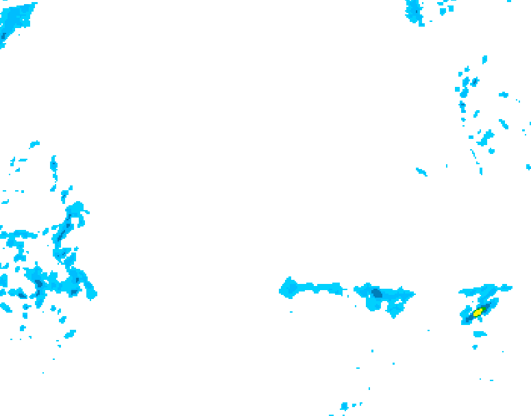 GDPS precipitation 156 hour forecast chart for Canada based on 2026/02/15 0000Z data