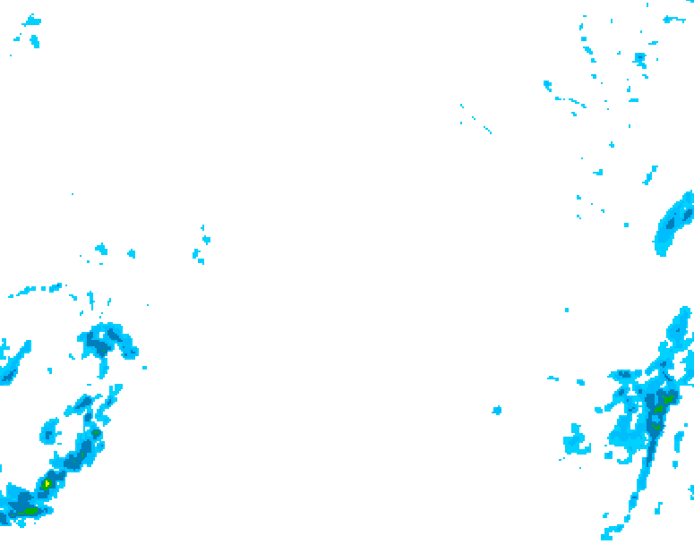 GDPS precipitation 204 hour forecast chart for Canada based on 2026/02/15 0000Z data