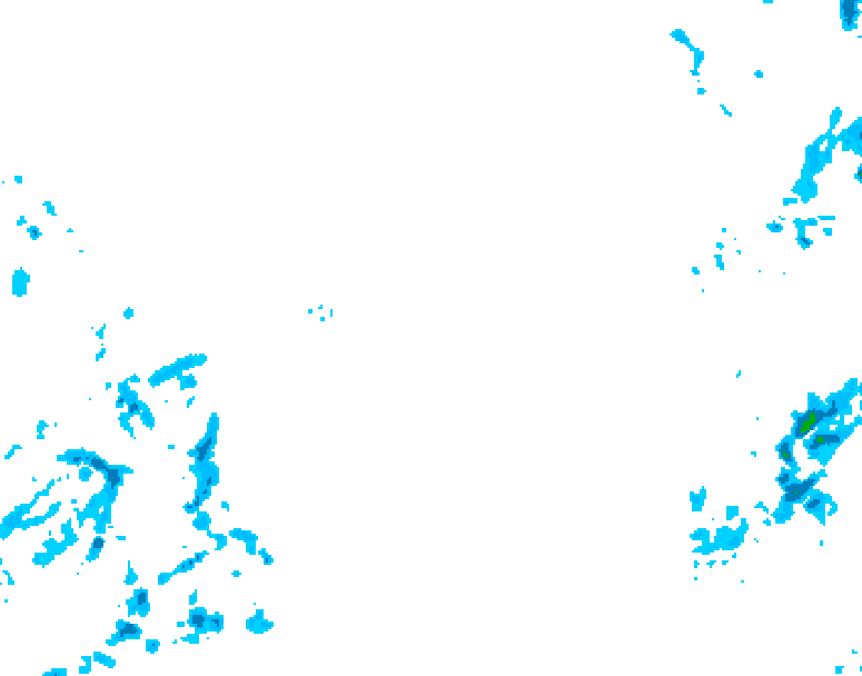 GDPS precipitation 228 hour forecast chart for Canada based on 2026/02/15 0000Z data