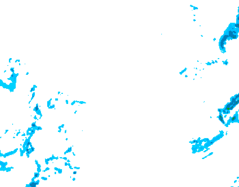 GDPS precipitation 234 hour forecast chart for Canada based on 2026/02/15 0000Z data