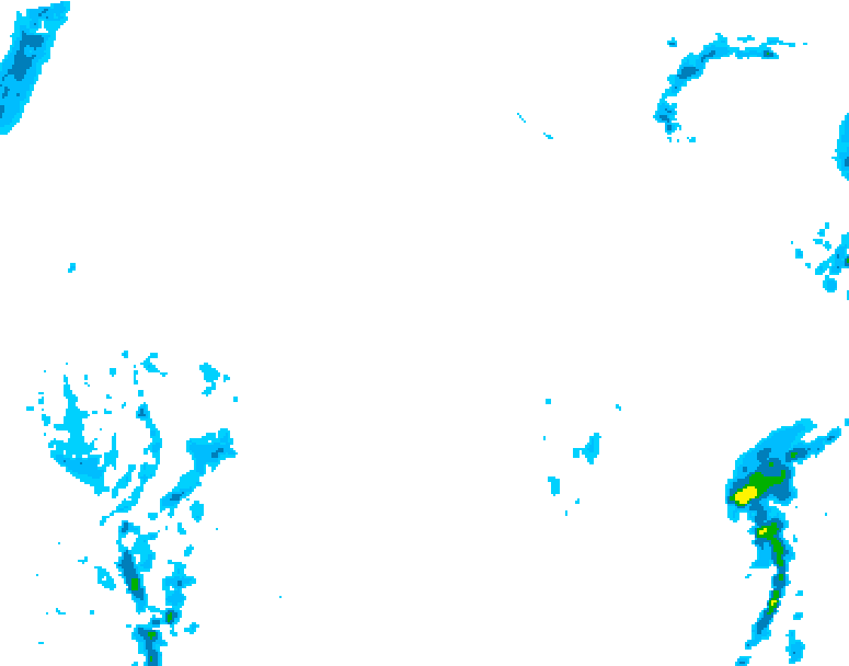 GDPS precipitation 036 hour forecast chart for Canada based on 2026/02/15 1200Z data