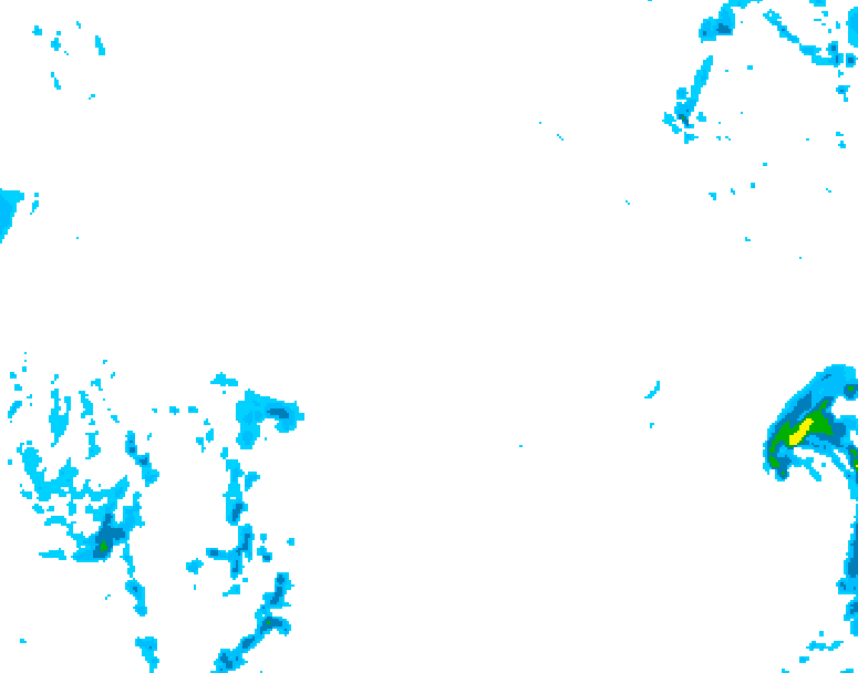 GDPS precipitation 048 hour forecast chart for Canada based on 2026/02/15 1200Z data