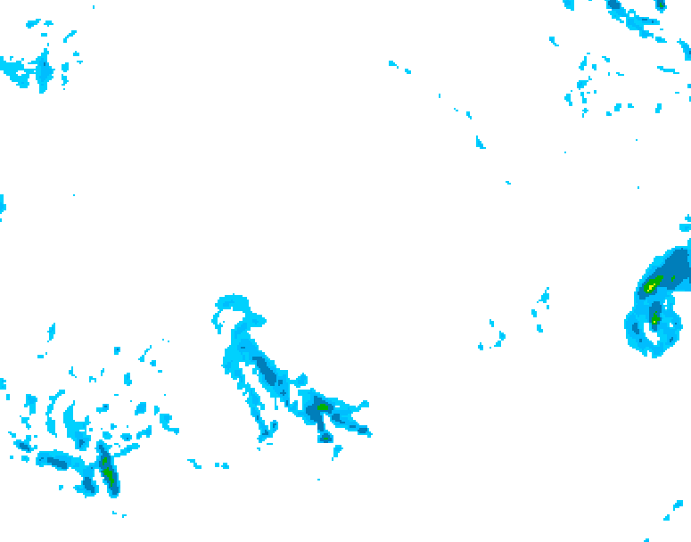 GDPS precipitation 060 hour forecast chart for Canada based on 2026/02/15 1200Z data