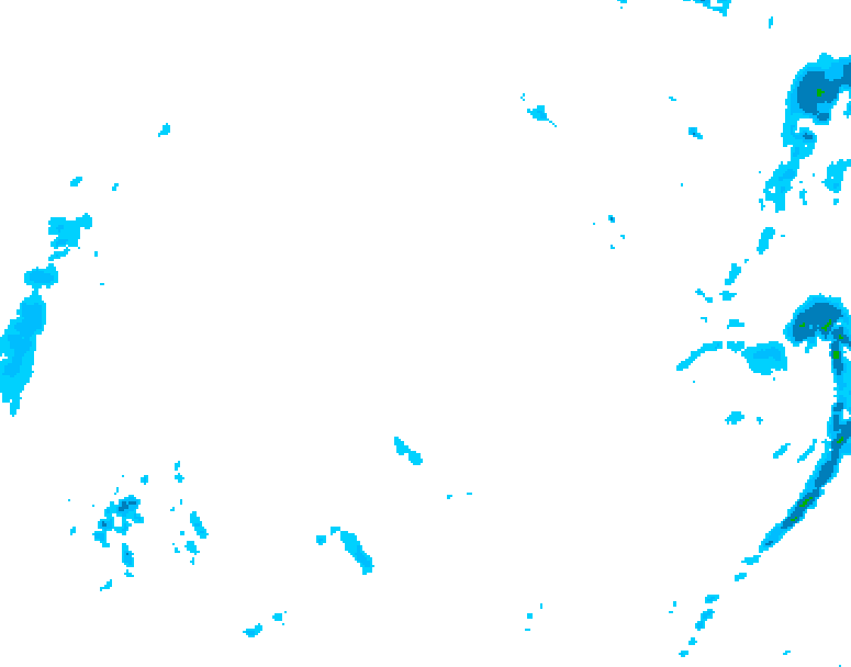 GDPS precipitation 102 hour forecast chart for Canada based on 2026/02/15 1200Z data