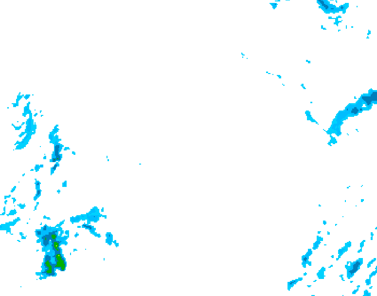 GDPS precipitation 216 hour forecast chart for Canada based on 2026/02/15 1200Z data