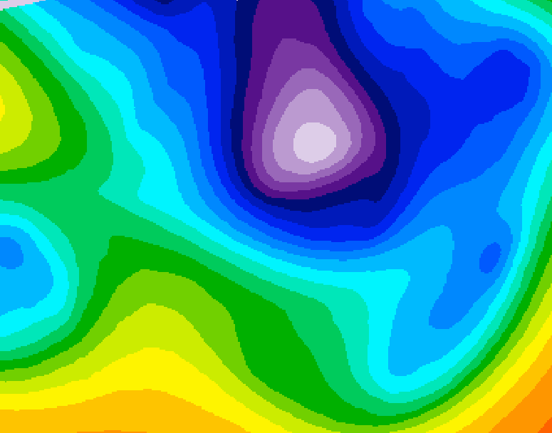 GDPS 500 millibar geopotential height 174 hour forecast chart for Canada based on 2026/02/16 0000Z data
