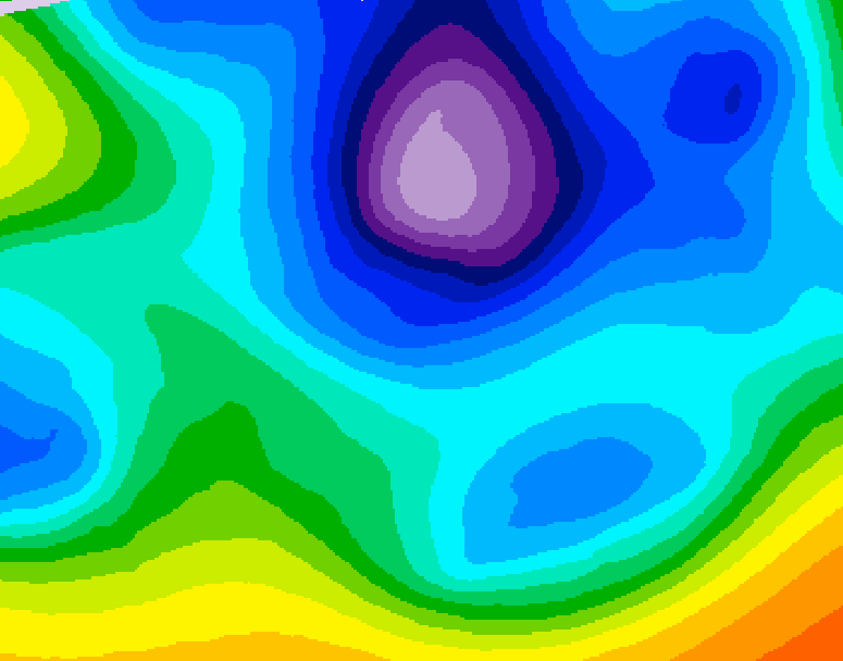 GDPS 500 millibar geopotential height 144 hour forecast chart for Canada based on 2026/02/16 1200Z data