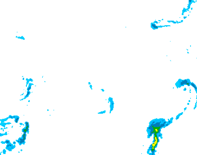 GDPS precipitation 006 hour forecast chart for Canada based on 2026/02/16 0000Z data