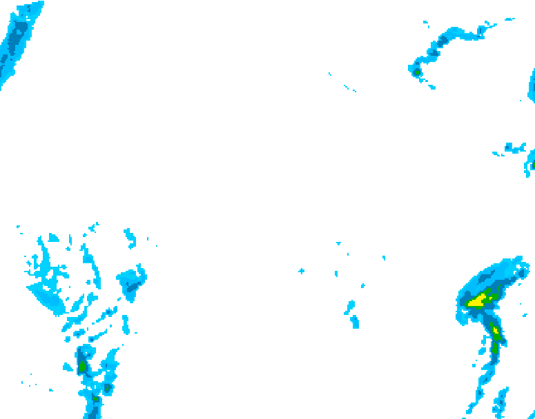 GDPS precipitation 024 hour forecast chart for Canada based on 2026/02/16 0000Z data